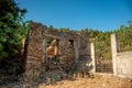 Ruined buildings of ghost town of Chaichoutes on Kos