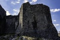 Ruined Carreg Cennen Castle - Llandeilo, Carmarthenshire, Wales, UK Royalty Free Stock Photo