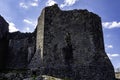Ruined Carreg Cennen Castle - Llandeilo, Carmarthenshire, Wales, UK Royalty Free Stock Photo