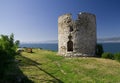 A Ruined Castle in Bulgaria, Nesebar. Royalty Free Stock Photo