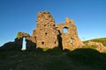 Ruined castle, evening light