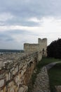 ruined castle walls Royalty Free Stock Photo