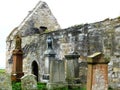 Ruined Church and ancient burial ground, South Ayrshire, Scotland. Royalty Free Stock Photo