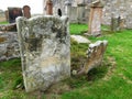 Ruined Church and ancient burial ground, South Ayrshire, Scotland. Royalty Free Stock Photo