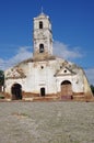 Ruined church with arched doorways