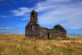 Ruined church on a summer day