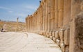The ruined city of Jerash is Jordan`s largest and most interesting Roman site,
