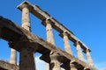 Ruined columns of the ancient amphitheatre