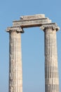 Ruined columns of ancient temple