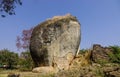 Ruined of elephant guardian statue Royalty Free Stock Photo