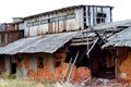 Ruined factory Royalty Free Stock Photo