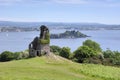 Ruined folly at Mount Edgcumbe Park near Plymouth,