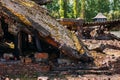 Ruined gas chambers inside Auschwitz - Birkenau concentration camp