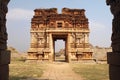 Ruined gateway, hampi Royalty Free Stock Photo