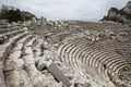 Ruined gymnasium and baths building in Termessos. Ruined ancient city in Antalya province, Turkey.