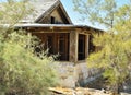 Ruined house in the desert