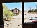 Ruined house in the desert