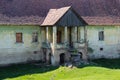 Ruined house entrance Royalty Free Stock Photo