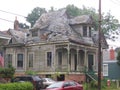 Ruined house in New Orleans in the aftermath of Hurricane Katrina