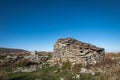 The small rustic house in the mountain Royalty Free Stock Photo