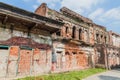 Ruined houses in historic city Panam Panam Nagor , Banglade Royalty Free Stock Photo