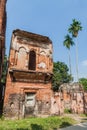 Ruined houses in historic city Panam Panam Nagor , Banglade Royalty Free Stock Photo