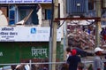 A ruined houses in Kathmandu