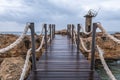 Ruined lighthouse in Batroun town