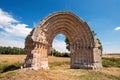 Ruined medieval arch of San Miguel de Mazarreros