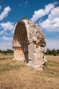 Ruined medieval arch of San Miguel de Mazarreros