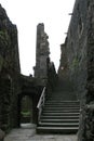 ruined medieval castle - murol - france Royalty Free Stock Photo