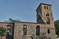 Ruined medieval stone church