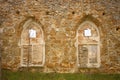 Ruined Monastery Windows Royalty Free Stock Photo
