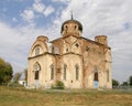 Ruined old church. Lugansk region. Royalty Free Stock Photo