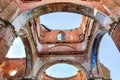 Ruined old church vaults