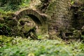 Ruined Overgrown English Mill Archway