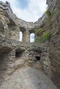 Ruined part of Kamenets-Podolsk fortress in Ukraine