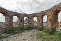 Ruined part of Medzhybizh Castle in Ukraine