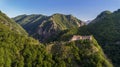 Ruined Poenari fortress, Romania Royalty Free Stock Photo