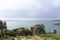 Ruined and restored castle at Iasos Turkey on the Aegean Sea near Bodrum Royalty Free Stock Photo