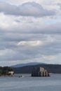 Ruined and restored castle at Iasos Turkey on the Aegean Sea near Bodrum. Royalty Free Stock Photo