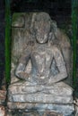 Ruined statue in heritage Buddhist excavated site Ratnagiri meaning hill of jewels between the Brahmani and Birupa rivers