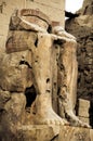 Ruined statue of Pharaoh, Karnak Temple, Egypt. Royalty Free Stock Photo