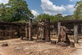Ruined statue of Polonnarwa Temples in Sri Lanka