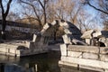 Ruined Stone Arch Bridge Royalty Free Stock Photo