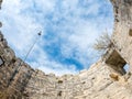 Ruined architecture in Les Baux-de-provence Royalty Free Stock Photo