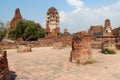 ruined temple (wat phra mahathat) - ayutthaya - thailand