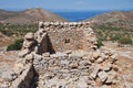 Ruined village, Tilos Royalty Free Stock Photo