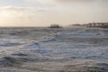 The Ruined West Pier, Brighton, East Sussex, UK Royalty Free Stock Photo