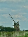 Ruined windmill and the Fens